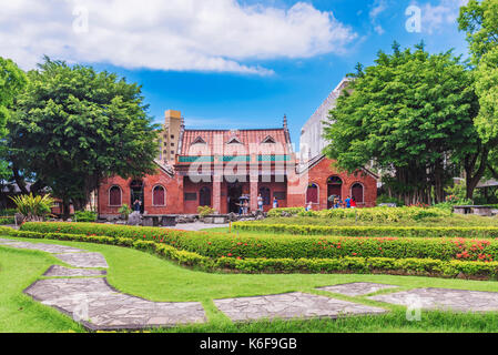 Taipei, Taiwan - Luglio 05: questo è l'architettura del College di Oxford edificio che è parte della aletheia campus universitari e una lan storico Foto Stock