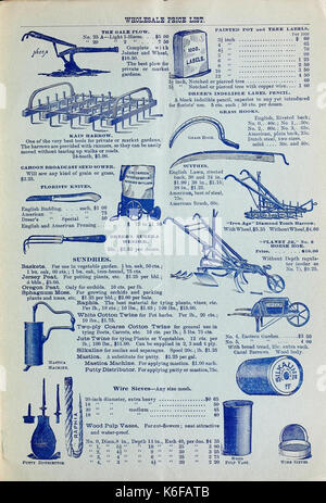 Dreer all'ingrosso listino prezzi edizione autunno da settembre a dicembre 1900 (16257284948) Foto Stock