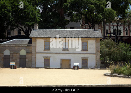 Cadmans Cottage Heritage Building il secondo edificio più antico di Sydney presso il Rocks Sydney Australia Foto Stock