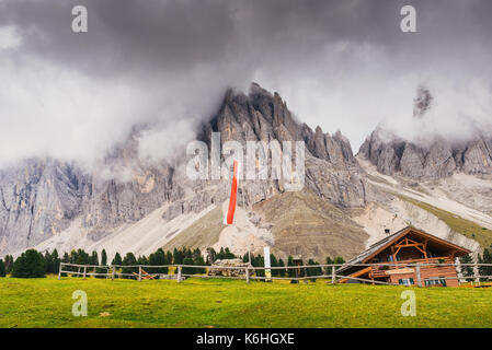 Baita di montagna in alto adige / alto adige, italia Foto Stock