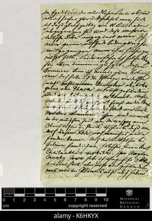 Corrispondenza Brendel (Federico) e Engelmann (George) (Nov 09, 1853 (1) tergo) BHL42415327 Foto Stock