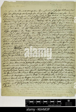 Corrispondenza Brendel (Federico) e Engelmann (George) (Apr 09, 1859 (1) tergo) BHL42415363 Foto Stock