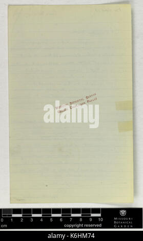 Corrispondenza Brendel (Federico) e Engelmann (George) (Mar 12, 1883 (1) tergo) BHL42415448 Foto Stock