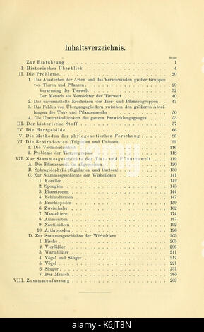 Die geologischen grundlagen der abstammungslehre BHL40500600 Foto Stock