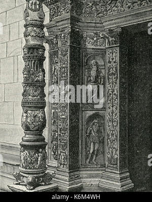 Como lato sinistro della porta settentrionale del Duomo Foto Stock