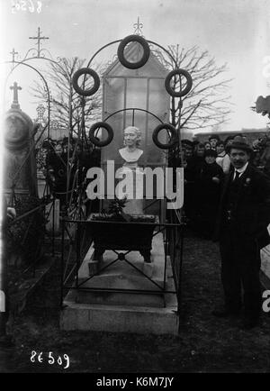 Commemorazione Louise Michel 1921 Foto Stock