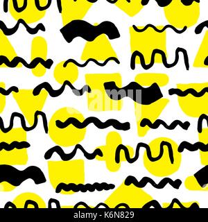 Semplice ed elegante seamless fatti a mano pattern Illustrazione Vettoriale