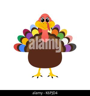 La Turchia pilgrimin sul giorno del ringraziamento Illustrazione Vettoriale