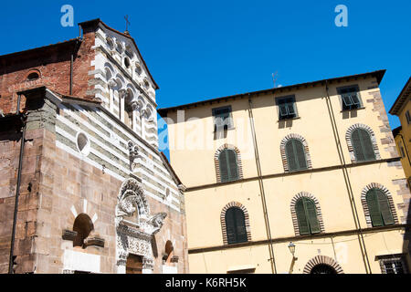 Chiesa di san giusto a Lucca, toscana italia Europa UE Foto Stock