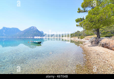 Paesaggio di Heraion di lago - vouliagmeni loutraki grecia Foto Stock