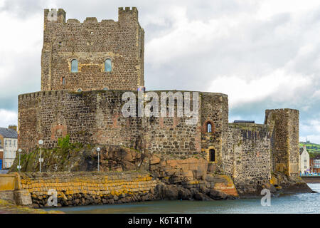 Castello di Carrickfergus, Norman castello irlandese in Irlanda del Nord. Foto Stock