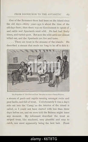 Da Edimburgo a l'Antartide. L'artista note e schizzi durante il Dundee spedizione in Antartide di 1892 93 (pagina 183) BHL48230031 Foto Stock