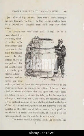 Da Edimburgo a l'Antartide. L'artista note e schizzi durante il Dundee spedizione in Antartide di 1892 93 (pagina 209) BHL48230057 Foto Stock