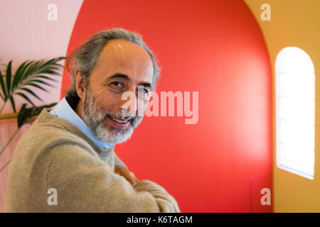 Lennart Lajboschitz, fondatore di Flying Tiger catena di vendita al dettaglio e creatore di Absalon comunità Casa, Copenhagen, Danimarca Foto Stock