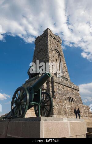 La Bulgaria, centrale Monti, Shipka, Shipka Pass, libertà Monumento costruito nel 1934 per commemorare la battaglia di Shipka passano dal Russian-Turkish guerra di 1877 Foto Stock