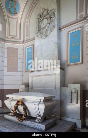 La Bulgaria, Sofia, Mausoleo di Knyaz Alexander Battenberg, primo righello bulgaro spesso liberazione dai Turchi, interno Foto Stock