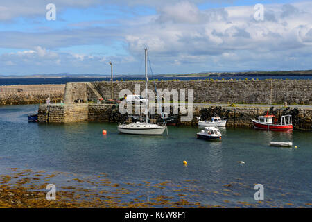 Mullaghmore Harbour, nella contea di Sligo, Repubblica di Irlanda Foto Stock