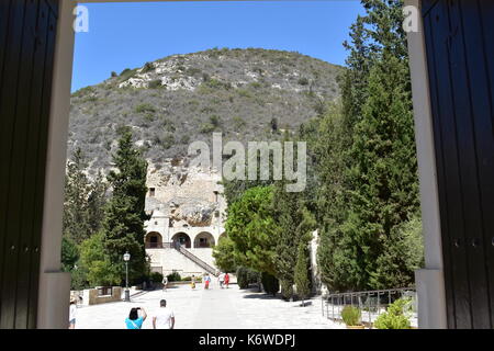 Il monastero di Agios neofytos a tala, vicino a Paphos, Cipro. Foto Stock