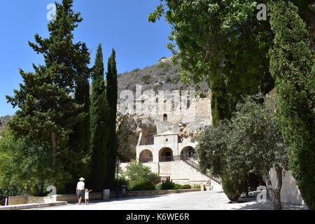 Il monastero di Agios neofytos a tala, vicino a Paphos, Cipro. Foto Stock