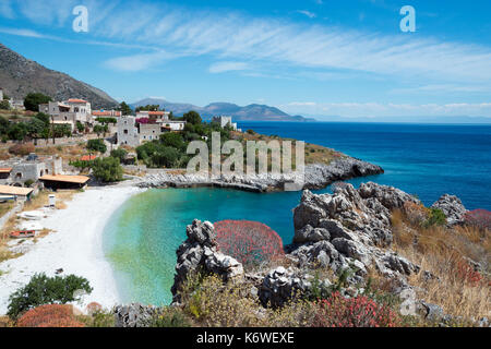 Kokkala, cove, bay, mani, Laconia, Peloponneso, Grecia Foto Stock