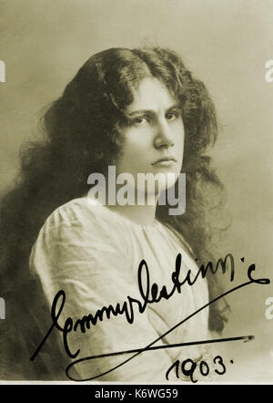 DESTINN, Emmy come ' ' Mignon di Ambrosie Thomas opera ( firmato 1903 ). Soprano ceca (1878-1930) Foto Stock