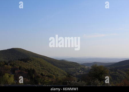 Toscana bella vista del mugello Foto Stock