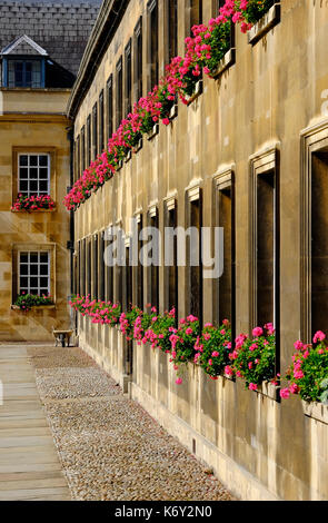 Peterhouse College, Università di Cambridge, Inghilterra Foto Stock