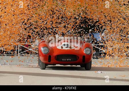 1958 250 TR Ferrari a Chantilly arte ed eleganza Foto Stock