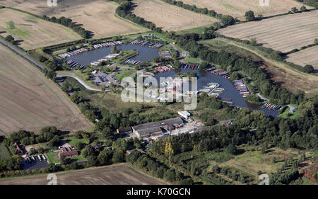 Vista aerea del re Bromley Marina Foto Stock