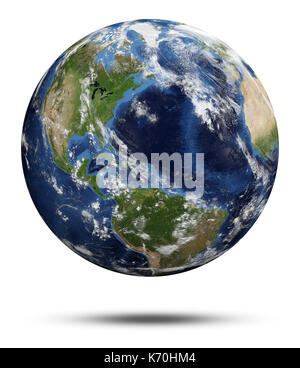 Planet Earth 3D rendering Foto Stock