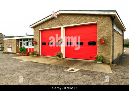 Norfolk servizio antincendio, Hunstanton Vigili del Fuoco, Stazione, England, Regno Unito Foto Stock