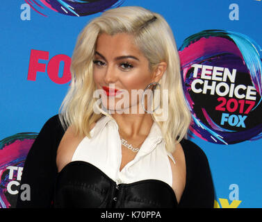 Teen Choice awards arrivi 2017 tenutosi presso il centro di galen. dotato di: bebe rexha dove: Los Angeles, california, Stati Uniti quando: 14 ago 2017 credit: adriana m. barraza/wenn.com Foto Stock