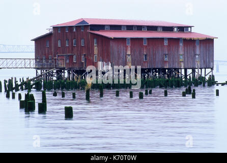 Unione pescatore cooperativa Net Loft, Astoria, Oregon Foto Stock