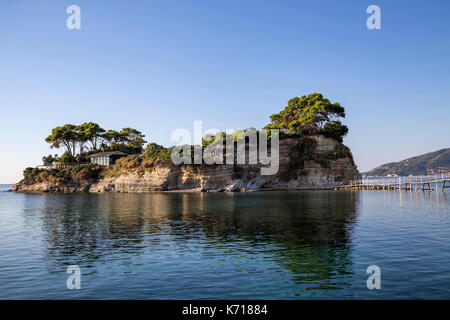 Vista del cameo isola di Zante, Grecia Foto Stock
