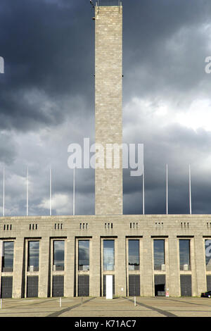 Olympiastadion di Berlino, otto marzo, Hertha BSC Berlino, Berliner Olympiastadion, Deutsches Stadion, Werner Marzo, Berlin Thunder, Foto Stock