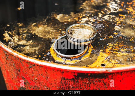 I filtri olio usati per la bassa profondità di campo Foto Stock