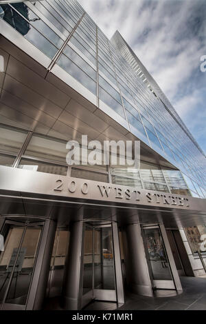 Goldman Sachs sede centrale globale a 200 West Street a Manhattan, New York City Foto Stock