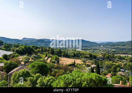 VILLAGGIO MEDIEVALE DU CASTELLET, VAR 83 FRANCIA Foto Stock