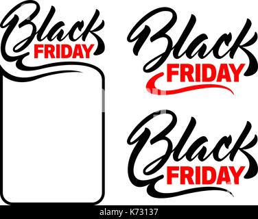 Iscrizione venerdì nero Illustrazione Vettoriale