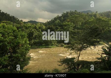 Kitulgala river, il ponte sul fiume Kwai, Sri lanka, fiume, giungla, sud est asiatico, sri lanka jungle, river rapids, fiume tropicale, esotica Foto Stock