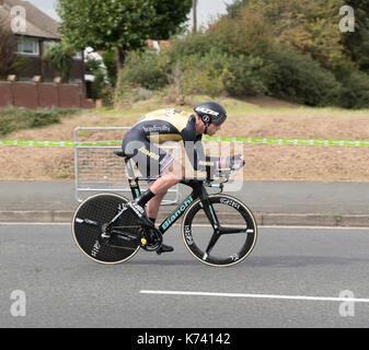 Tour della Gran Bretagna cycle race 2017 Fase 5 Clacton On Sea Foto Stock