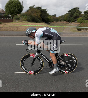 Tour della Gran Bretagna cycle race 2017 Fase 5 Clacton On Sea Foto Stock