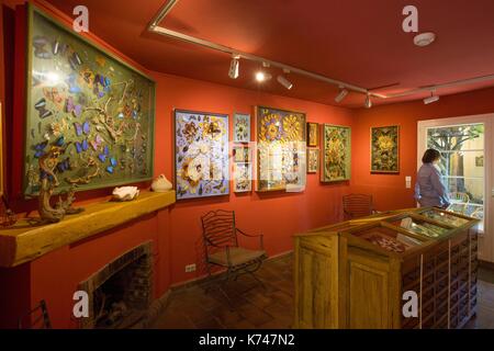 Francia, Var, Saint Tropez, rue Etienne Berny, La Casa delle Farfalle, Dany Lartigue Museum Foto Stock