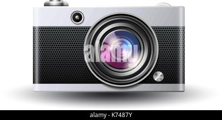 Vettore icona fotocamera Illustrazione Vettoriale