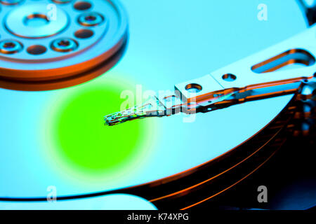 Unità disco rigido platter e lettura / scrittura di testa (HDD la testina di lettura/scrittura, disco rigido)