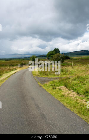 Galloway Forest park con drammatica del cielo Foto Stock