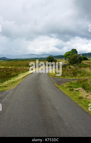 Galloway Forest park con drammatica del cielo Foto Stock