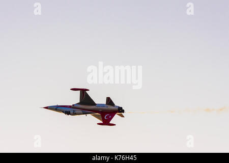 Turco aereo acrobatico è in esecuzione Foto Stock