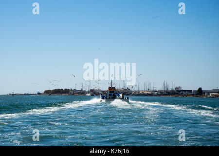 Faro, ilha deserta Foto Stock