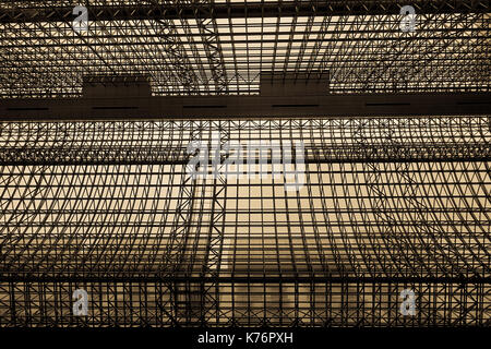 Kyoto, Giappone - nov 27, 2016. cupola della stazione JR di Kyoto, Giappone. La stazione è il gateway al protocollo di Kyoto e il resto della zona di Kansai. Foto Stock